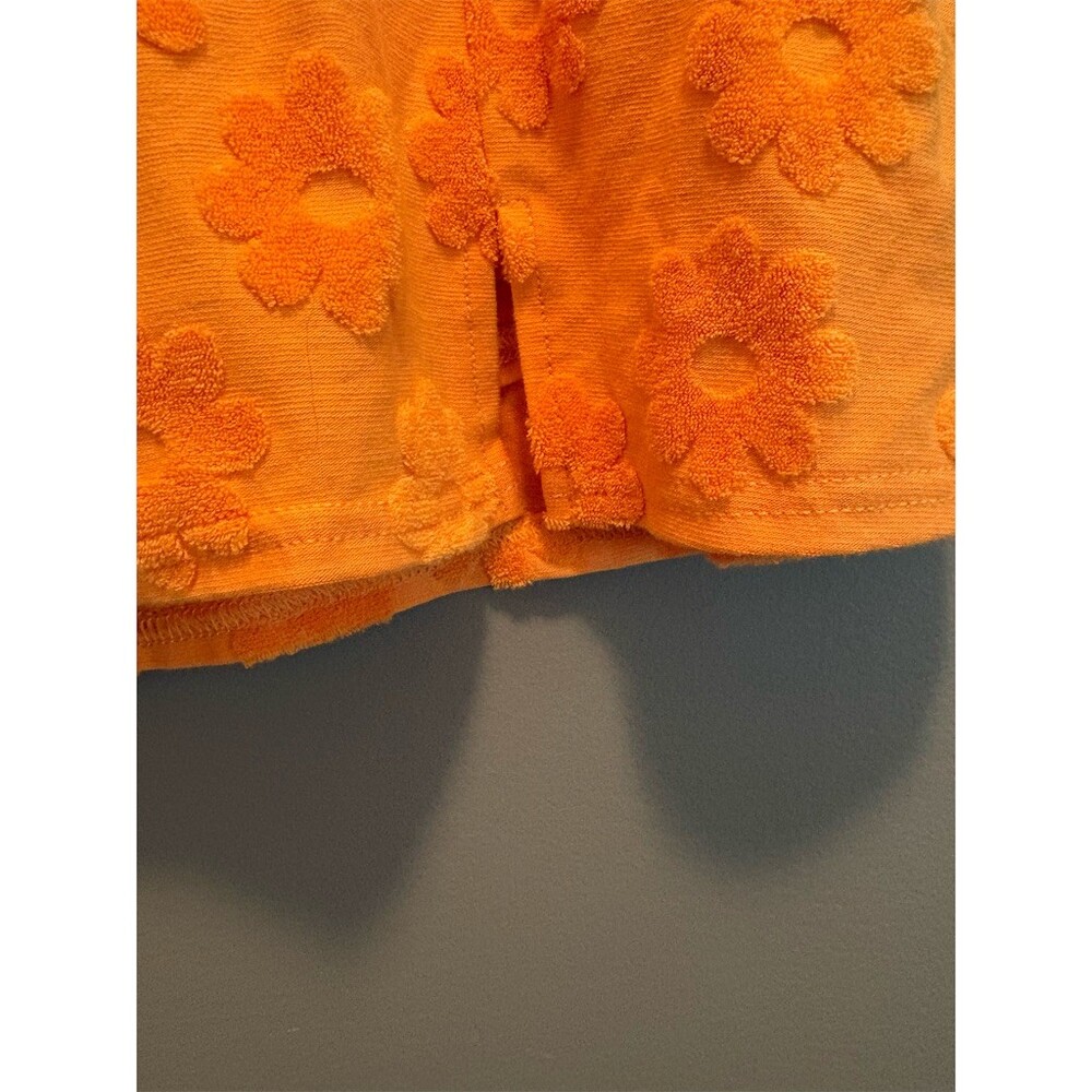 American Eagle Outfitters Skort Womens M Orange Floral Pull-On Mini Skort - Picture 3 of 7